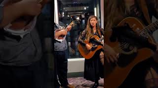 Sierra Ferrell amp Seth Mulder  Hallway jam at IBMA 2024 bluegrass sierraferrell [upl. by Atwahs]