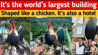 Worlds Largest ChickenShaped Hotel Opens in the Philippines [upl. by Oznola666]