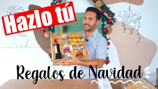 DIY ✅ Caja con Vino y dulces para Navidad  REGALOS FACILES 🎄😍 [upl. by Releyks]