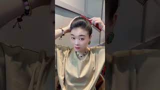 Quick and easy girls hairstyle 💙✂️ Short hair style amplong hair style shorts tutorial shortsfeed [upl. by Htebarual366]