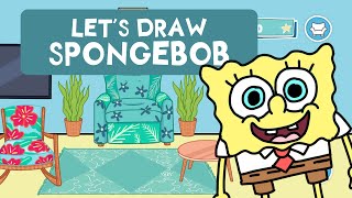 Drawing SpongeBob is Simple and Fun  Bring him to life in your game A Lilas World tutorial [upl. by Daphne]