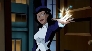 Zatanna DCAU Powers and Fight Scenes  Justice League Unlimited [upl. by Nilauqcaj]