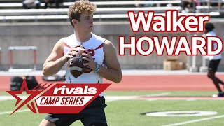 Fivestar QB Walker Howard  Rivals Camp Series Dallas 2021 [upl. by Aisercal243]