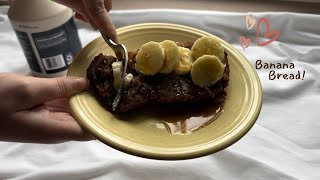 ASMR Make Banana Bread with Me Close Whisper Baking Sounds [upl. by Ysirhc]