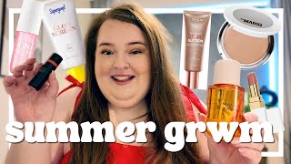 SUMMER BEAUTY FAVES  grwm with my heat proof make up  2024 [upl. by Munshi]