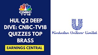 HUL Q2 Slightly Below Estimates CNBCTV18 Quizzes The Top Brass  Earnings Central  CNBC TV18 [upl. by Enitsed]