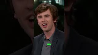 Freddie Highmore on His Medical Knowledge  The Good Doctor [upl. by Enitsirhk]