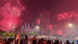 Brisbane 2022 Fireworks [upl. by Cann]