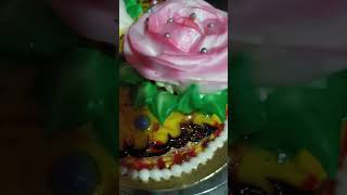 pineapple flavor cake design shortvideo cakedesign shortsfeed pineapplecake cakedecoratingideas [upl. by Bumgardner]