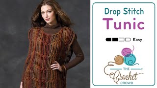 How To Crochet A Tunic  BEGINNER  The Crochet Crowd [upl. by Ijar]