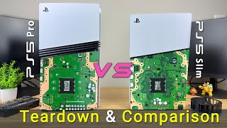 PS5 Pro Teardown and Comparison with PlayStation 5 Slim [upl. by Bleier]