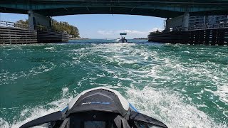 KEY LARGO TO HAULOVER INLET ON SEADOO 120 MILES [upl. by Eilsel]