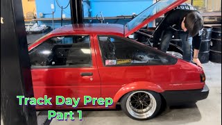 This Week in the Shop  EP 014 Getting my AE86 ready for the track Part 1 [upl. by Corwun]