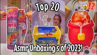 MY TOP 20 BEST ASMR MYSTERY UNBOXING VIDEOS OF 2023😍✨ THE ULTIMATE COMPILATION😱 Rhia Official♡ [upl. by Nady]