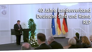 Festveranstaltung 40 Jahre Landesverband der Deutschen Sinti und Roma in RheinlandPfalz [upl. by Kciv]