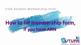 How to fill Actuarial membership form of Institute and Faculty of Actuaries IFOA [upl. by Yesdnyl926]