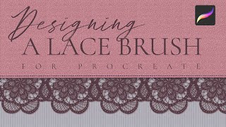 Lace Procreate Brush Tutorial Free Brush [upl. by Aggie]