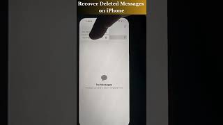 How to Recover Deleted Messages on iPhone  Recover Deleted Massages on iMessage [upl. by Rheims667]