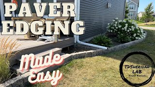 DIY Landscape Paver Edging Installation  StepbyStep Guide [upl. by Oirogerg739]