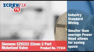 Screwfix Siemens CZV222 2 Port Zone Valve [upl. by Nette187]