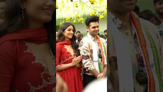 Ram amp Bhagyashri ❤️  shorts rapo22 rampothineni bhagyashriborse [upl. by Naillimxam651]