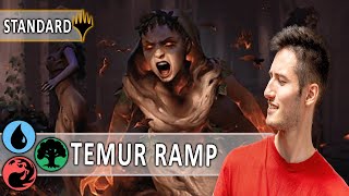 🔥🌳💧TEMUR RAMP  Standard  Deck Tech amp Gameplay [upl. by Azelea]