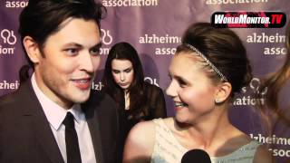 Blair Redford and Alexandra Chando interviewed at 20th Anniversary Alzheimers event [upl. by Eiddet348]