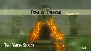 Zelda BOTW  89120 Trial of Thunder  Toh Yahsa Shrine Ridgeland Tower Region [upl. by Willamina]