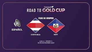 Costa Rica vs Haití  Clasificatoria Copa Oro Concacaf W 2024 [upl. by Dyrrej]