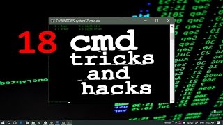 18 CMD Tips Tricks and Hacks  CMD Tutorial for Beginners  Command Prompt  Windows 788110 [upl. by Natsirhc810]