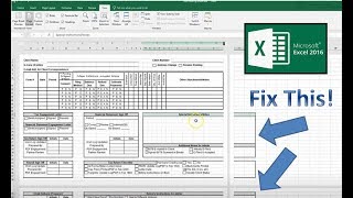 Excel HowTo Preparing a Form for Printing a Simple Approach [upl. by Nnayllas22]