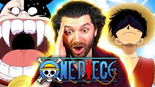 One Piece Episode 14 REACTION quotLuffy Back in Action Miss Kayas Desperate Resistancequot [upl. by Dyolf]