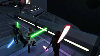 Darth Revan attacks Jedi Base [upl. by Imuy]