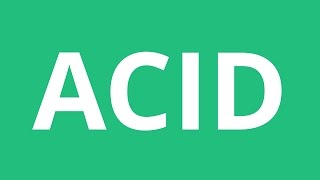 How To Pronounce Acid  Pronunciation Academy [upl. by Acireit]