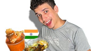 Trying Indian Food For The First Time mukbang [upl. by Aniretak]