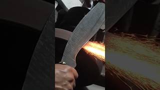 Sharpening the kukri knive blacksmith knivesout [upl. by Runck]