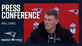 Mac Jones quotA lot of things I can do betterquot  Patriots Press Conference [upl. by Nishi]