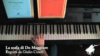 La scala di Do Maggiore pianoforte [upl. by Townie]