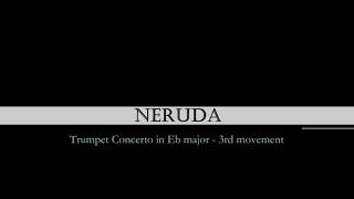 Neruda Trumpet concerto in E flat major 3rd movement  piano accompaniment [upl. by Hearsh]