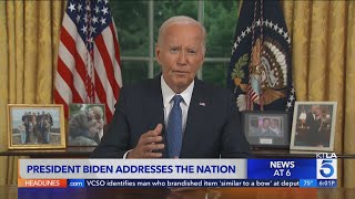 Biden gives first speech after dropping out of 2024 presidential election [upl. by Myrwyn]