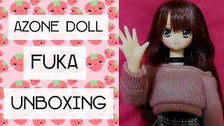 Azone Doll ♡ Unboxing EX Cute Family Fuka Doll 16 azone international ♡ [upl. by Kirtley891]