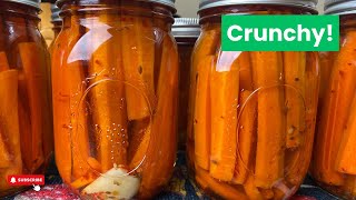 Canning spicy dilled carrots [upl. by Nyrmac286]