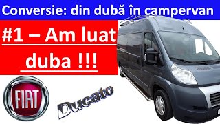 Am gasit o duba potrivita pentru conversie campervan [upl. by Nakeber876]