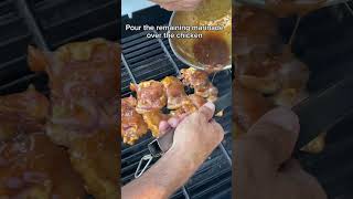 Easiest 2Ingredient Grilled Teriyaki Chicken Thighs [upl. by Hgielrebmik]