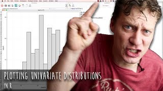 Univariate Visualizations Part 3b Plotting Univariate Distributions using Flexplot in R [upl. by Einahpats469]