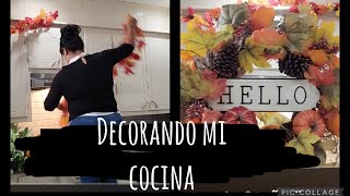 Decoracion de Otoño Para mi cocina Kitchen fall decor otoño hobbylobby falldecor [upl. by Llecrup]