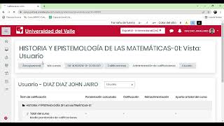 Como ver las notas en el campus virtual UniValle Primer semestre estudiantes de universidad [upl. by Eornom]