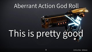 Destiny 2 ABERRANT ACTION GOD ROLL GUIDE  Best in Slot Weapon [upl. by Aleik]