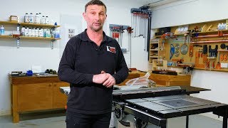 Axminster Trade AT254TS Table Saw Workstation  Product Overview [upl. by Dacey]