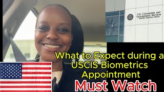 USCIS Biometrics Appointment Process Done ✅ K1 Visa 2024  What to expect 😀 [upl. by Reseta]